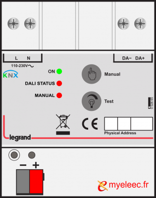 Legrand controleur variation KNX DALI - 0 026 65.png