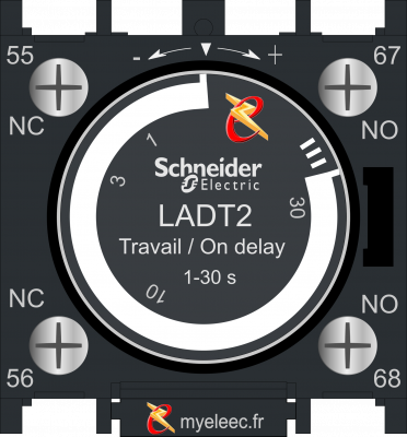 Auxiliaires Schneider Tesys D bloc tempo travail - 1F+1O LADT2.png