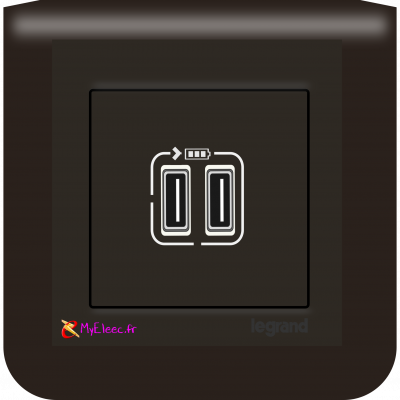 Mosaic Prise double USB Type A noir mat SB.png