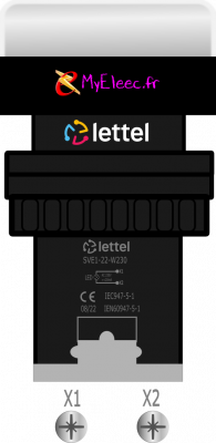 Lettel voyant à led diam 22 blanc SVE1-22-W230 avec bornes.png