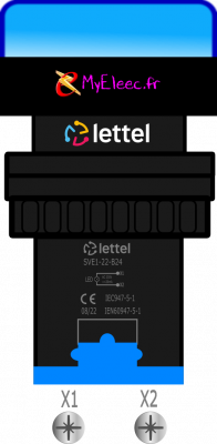 Lettel voyant à led diam 22 bleu SVE1-22-B24 avec bornes.png