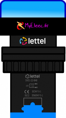 Lettel voyant à led diam 22 bleu SVE1-22-B48 SB.png
