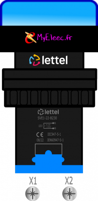 Lettel voyant à led diam 22 bleu SVE1-22-B230 avec bornes.png