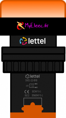Lettel voyant à led diam 22 jaune SVE1-22-Y48 SB.png
