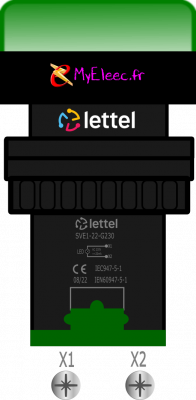 Lettel voyant à led diam 22 vert SVE1-22-G230 avec bornes.png
