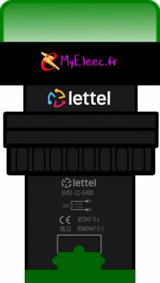 Lettel voyant à led diam 22 vert SVE1-22-G400 SB.png