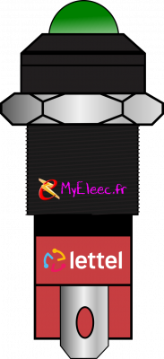 Lettel voyant LED 230V diam 8 mm _Corps aluminium noir _Vert SB.png