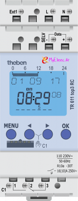 THEBEN TR 611 top3 RC- Horloge programmable hebdomadaire.png