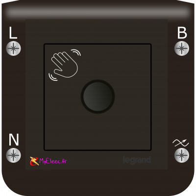 Mosaic Interrupteur sans contact commande éclairage 200W LED Noir avec bornes.png