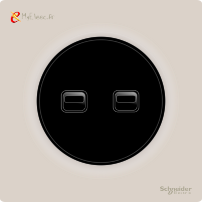 Schneider_Odace_2025_Levier_Double_VV_Poussoir_Beige sableV2.png