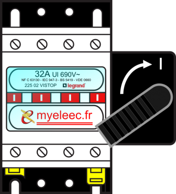 Interrupteur-sectionneur Vistop 32A - 4P avec commande frontale et poignée noire - 022502.png