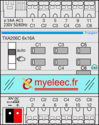 Hager - TXA206C 6x16A - 230VAC.png
