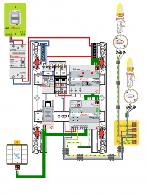 Schéma Test 2 KNX Schneider.PNG