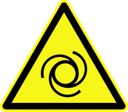Danger - Démarrage automatique, Installation à enclenchement automatique.png