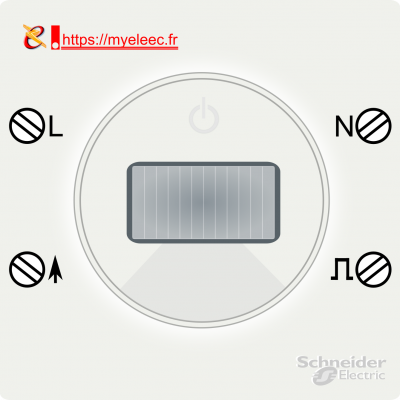 Schneider Odace Détecteur de présence 10A bornes.png