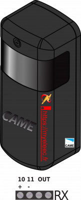 CAME CELLULE PHOTOELECTRIQUE DXR RX V2.png