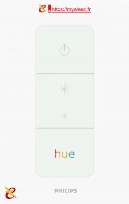Philips Hue Télécommande Dimmer switch avec support.png