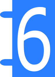 Repère CAB 3 pour filerie 1,5mm² à  2,5mm² avec chiffre 6 bleu.png
